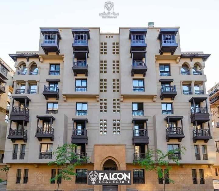 176m apartment prime location for sale in Al-Fustat Compound with super luxe finishing directly on Salah Salem Road and the heart of Old Egypt 3