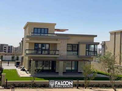 For sale, an independent villa in a fantastic location, with a down payment of 5 million, in The Estates, Sheikh Zayed