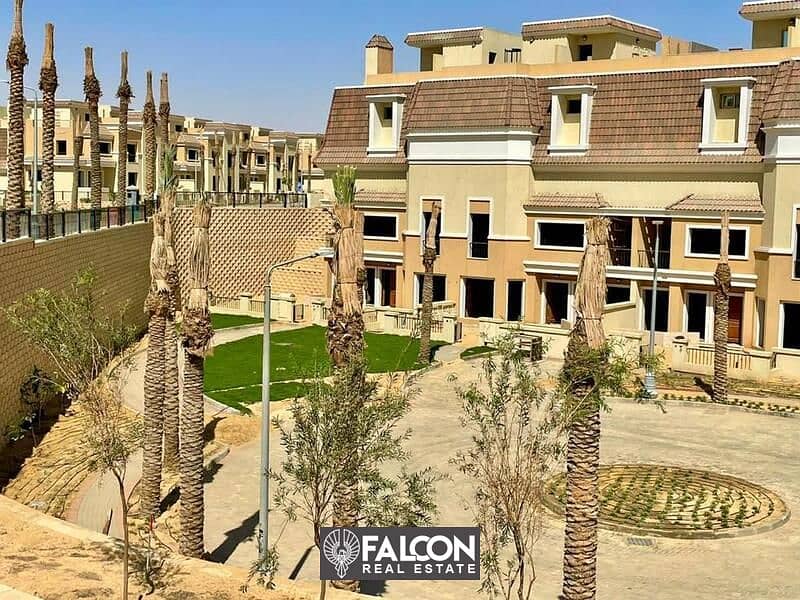 For sale, a villa in front of Madinaty, with a down payment of 1.2 million, in Sarai, New Cairo 1