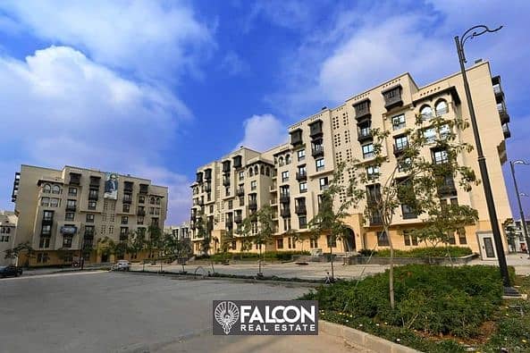 2BR apartment for sale fully finished in Fustat Compound with facilities over 12 years! ((Ready for immediate occupancy)) 2