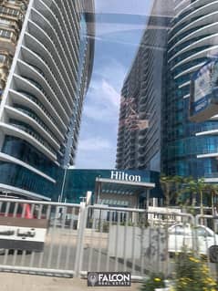 Apartment for sale in Hilton Towers, immediate receipt, fully finished +ECs, first row on the Nile, in installments over 4 years without interest