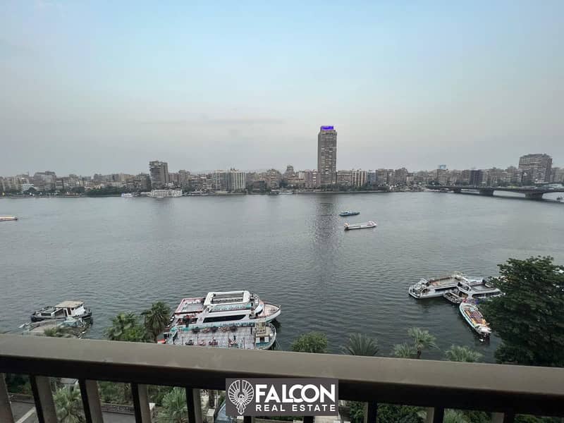 Apartment for sale in Hilton Towers, immediate receipt, fully finished +ECs, first row on the Nile, in installments over 4 years without interest 7