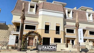 For sale, a villa in front of Madinaty, with a down payment of 1.2 million, in Sarai Compound, New Cairo