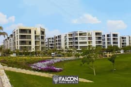 For sale, an apartment next to Cairo Airport, one of the most prestigious and distinguished areas in the Fifth Settlement, in the TAJ CITY compound, i 0