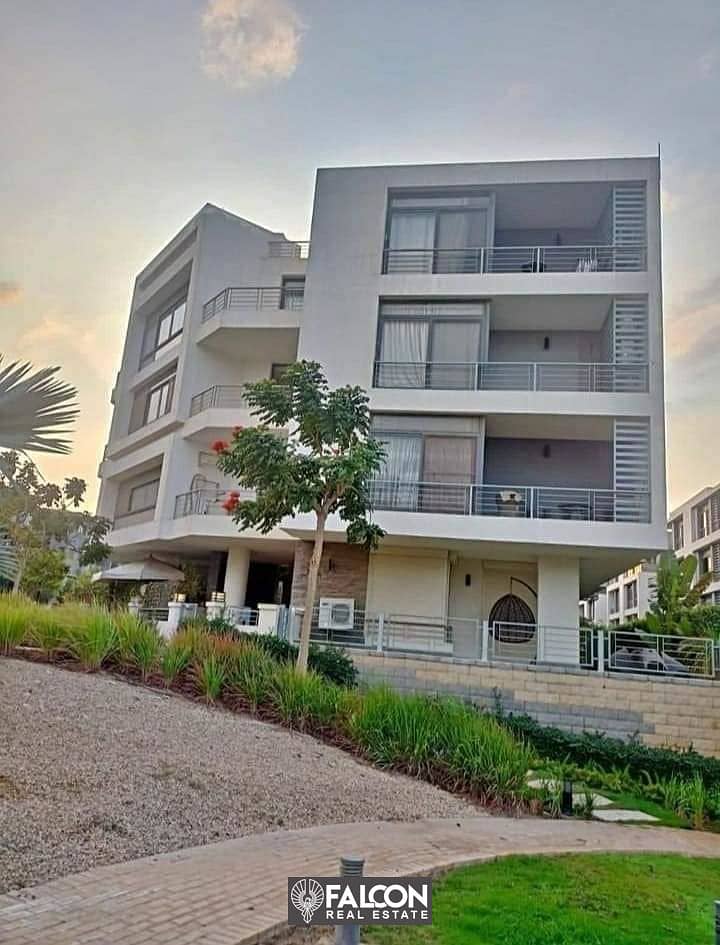 A distinctive apartment with a garden, 208 m, in installments for 8 years, with a special discount of 42% for cash, for sale on the Suez Road, Taj Cit 3