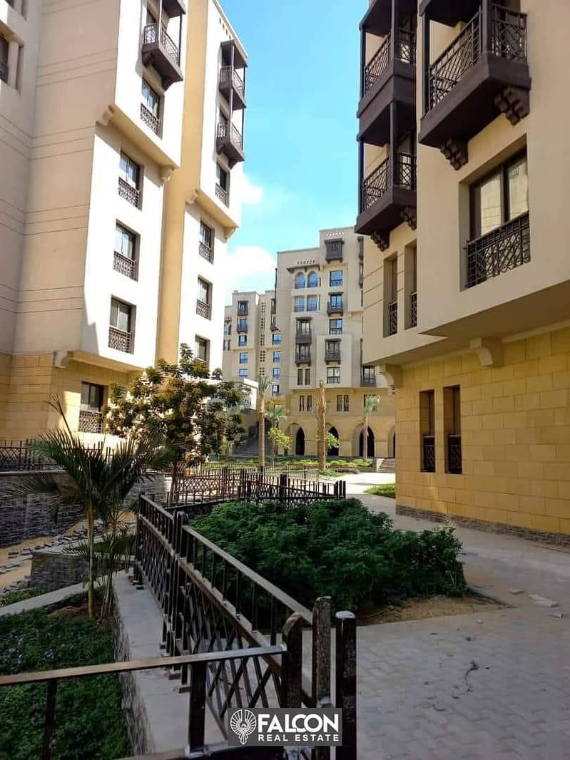 124 sqm apartment, immediate receipt, fully finished, on Salah Salem Road in the heart of Old Egypt, Fustat Compound 12