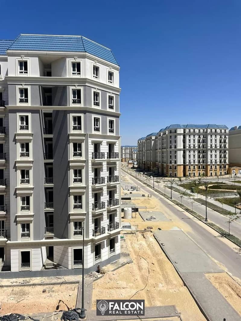 Immediate receipt, fully finished apartment in New Alamein, North Coast, Latin Quarter Compound 10