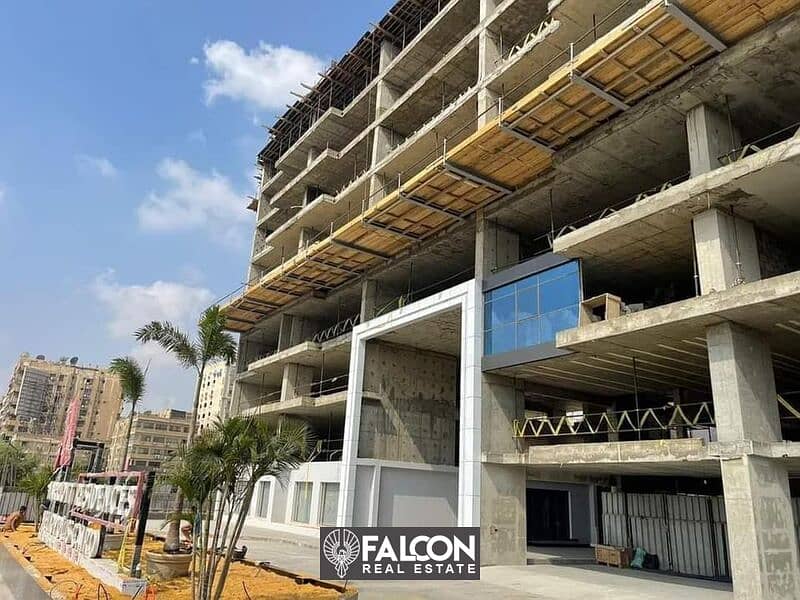 Receive and live in a fully finished hotel apartment with AC within months, in a prime location on the Suez Road, El-Thawra Street, Heliopolis 5