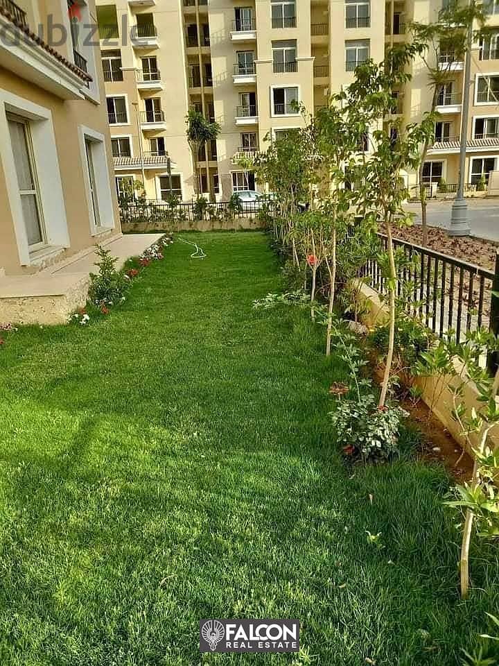 For sale ground floor apartment (130 m + 235 m private garden) in Sarai El Mostakbal Compound, New Cairo 0