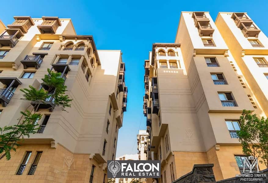 An apartment for immediate receipt, fully finished, ready to move in immediately, in installments over the longest payment period, in Al-Fustat 4