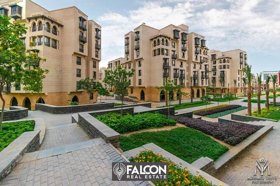 An apartment for immediate receipt, fully finished, ready to move in immediately, in installments over the longest payment period, in Al-Fustat 5