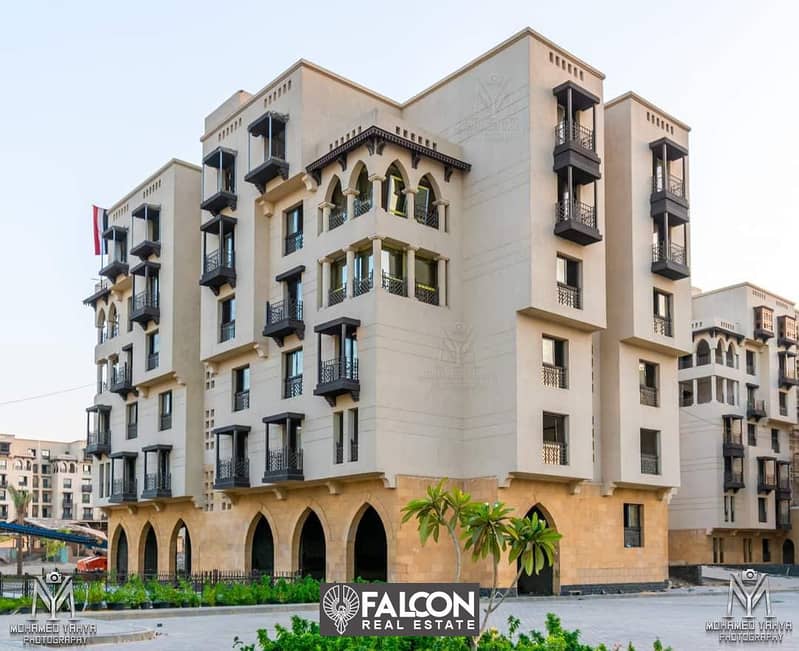 An apartment for immediate receipt, fully finished, ready to move in immediately, in installments over the longest payment period, in Al-Fustat 9