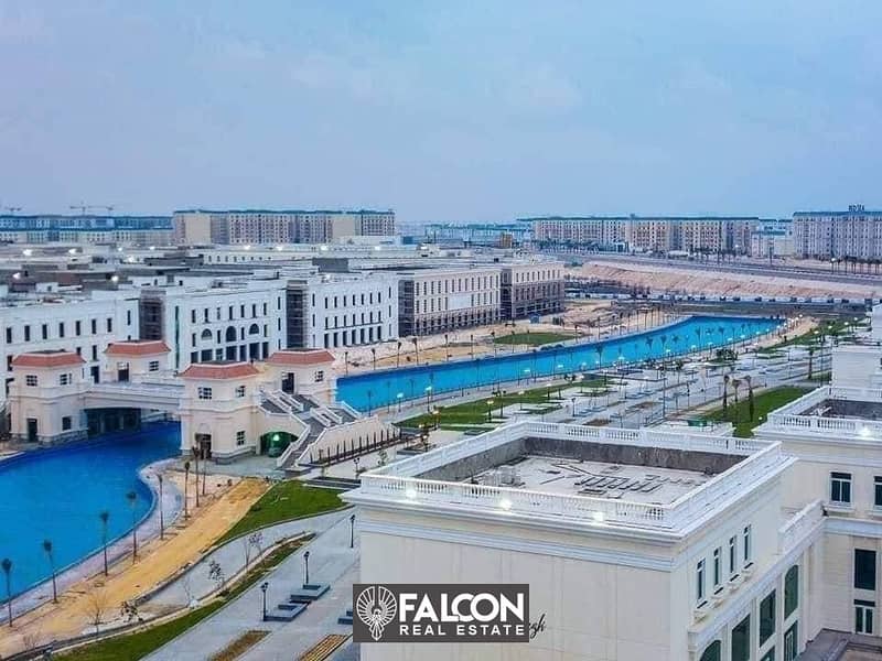 For sale, a nautical apartment, received immediately and fully finished, on the North Coast of El Alamein, in the Latin Quarter 6