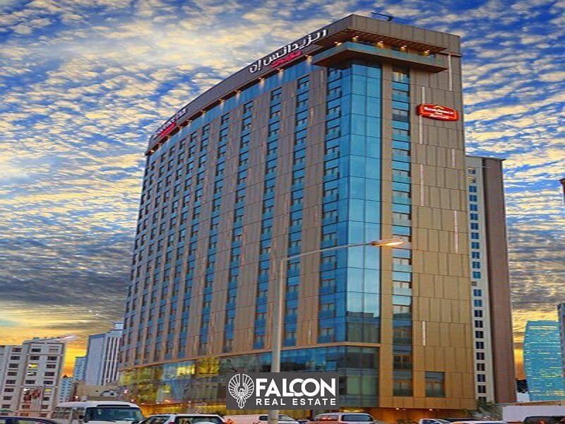 With a 10% down payment, a hotel apartment for sale, finished with ACs, under the management of the Marriott Hotel, on the Suez Road, Heliopolis 8