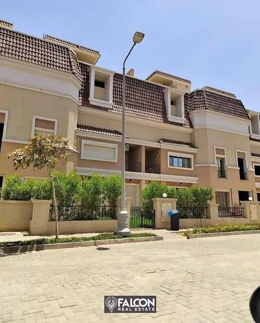 للبيع فيلا S villa ( بخصم للكاش يصل الي 42% ) + تقسيط بلوكيشن مميز في القاهره الجديده بكمبوند سراي SARIA 1