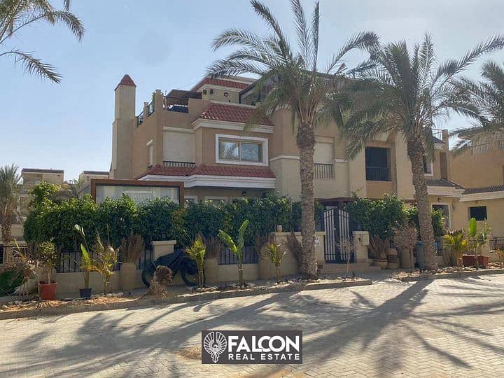 للبيع فيلا S villa ( بخصم للكاش يصل الي 42% ) + تقسيط بلوكيشن مميز في القاهره الجديده بكمبوند سراي SARIA 5