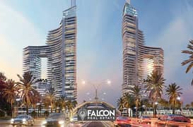 فقط ادفع مقدم 15% و استلم الان شقة متشطبة بالكامل في الدون تاون قلب العلمين الجديدة  NORTH COAST Downtown New Alamein CITY EDGE