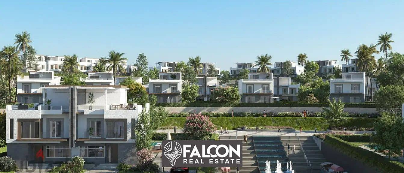 Ground floor apartment of 186 meters with a garden of 134 meters for sale in the most prestigious compound in Sheikh Zayed, inside Levels By Dunes, 6