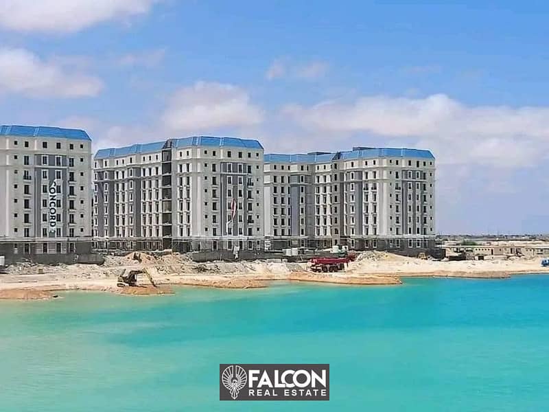 For sale, an apartment with immediate receipt, fully finished the North Coast, the Latin Quarter, El Alamein 2