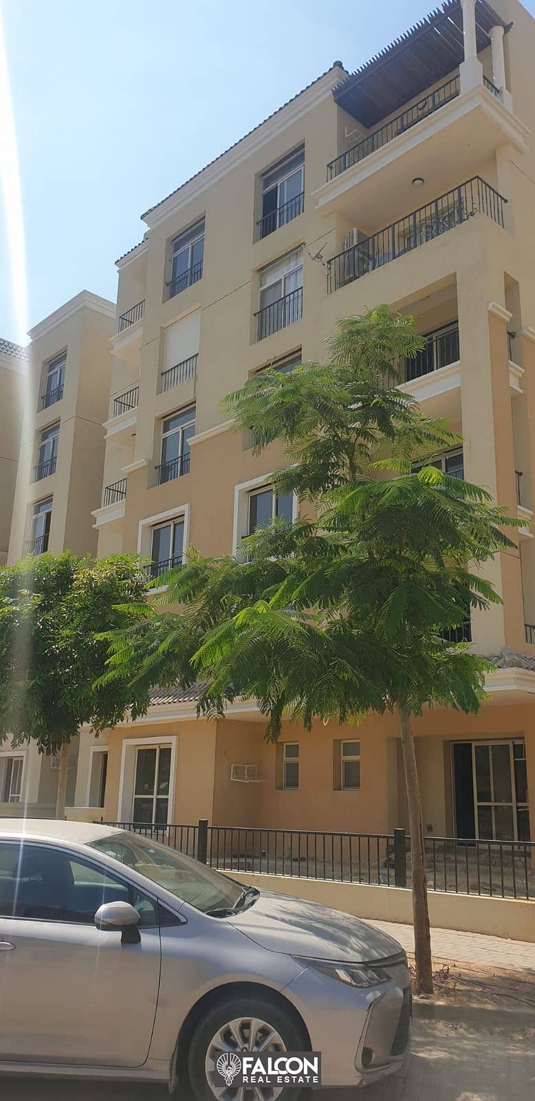 Apartment for sale in a garden (with a cash discount of up to 42%) + installments in New Cairo in the Sarai Compound next to Madinaty 7