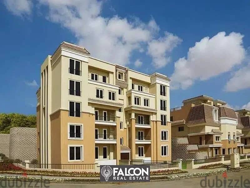 For a limited time, 42% discount, two-bedroom apartment for sale in Sarai, New Cairo, next to Madinaty 4