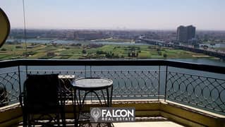 Fully finished hotel apartment with furniture and appliances, with 100% view, on the Nile Corand enjoy five-star services daily. niche 0