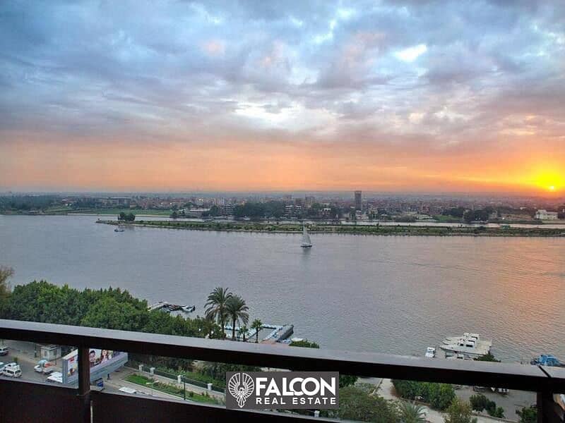 Full Nile View Ready For Viewing, Fully Finished And Furnished With Instalments For Sale In Maadi Next To Hilton 7