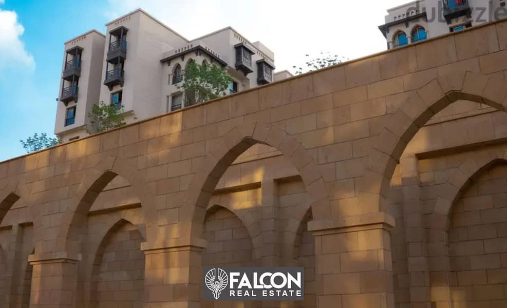 Double View Apartment 3 rooms ready for delivery for sale in Al-Fostat Compound fully finished directly on Salah Salem Road 3