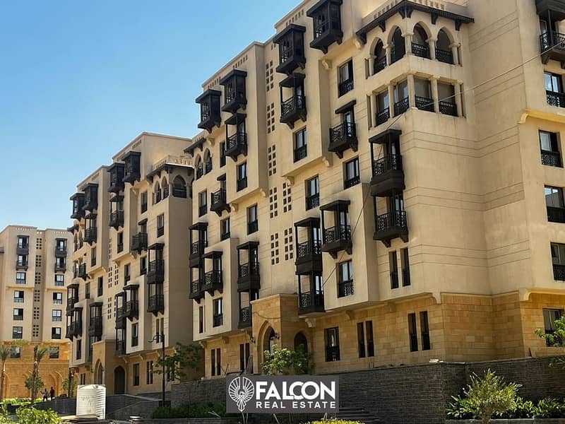 Double View Apartment 3 rooms ready for delivery for sale in Al-Fostat Compound fully finished directly on Salah Salem Road 4