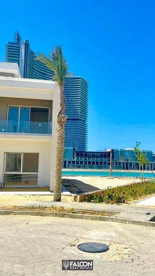 Book now a double view townhouse villa (overlooking the sea and Alamein Towers) in Mazarine, New Alamein. 2