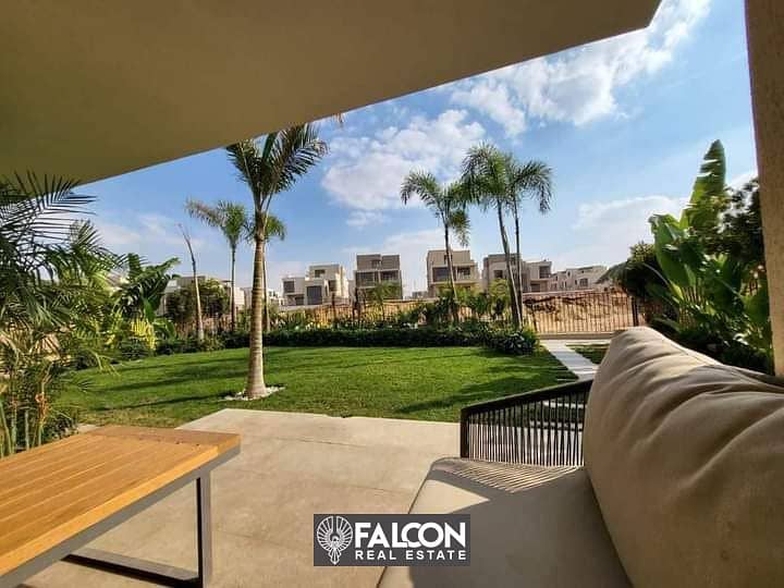 For sale, a villa with immediate delivery (town corner), in a distinguished location in Al Shorouk from La Vista in PATIO PRIMIR 2