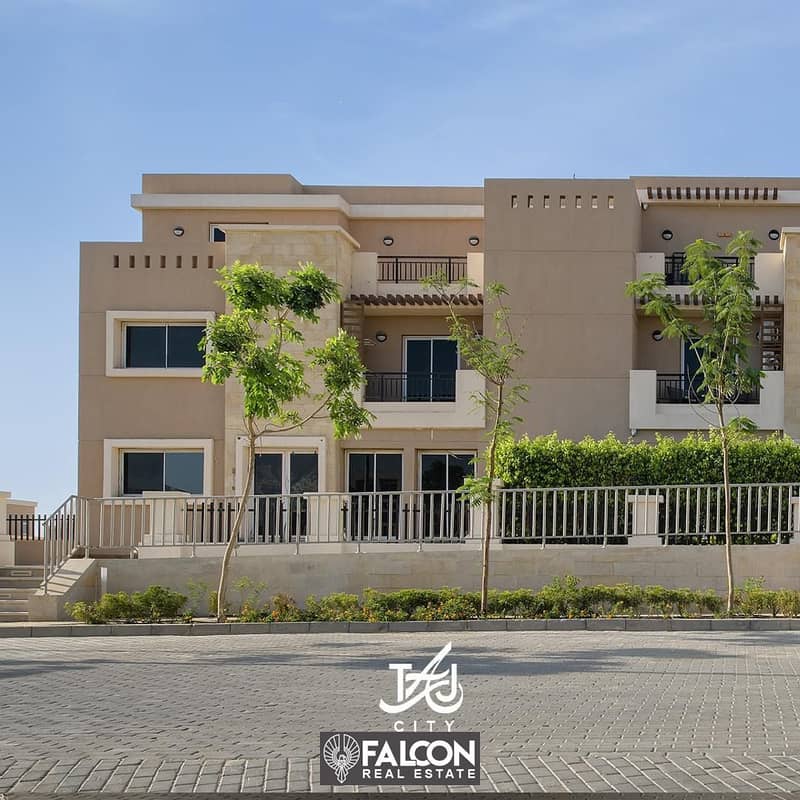 Facing north duplex with 10% down payment for sale with installments for 8 years Taj City New Cairo 7