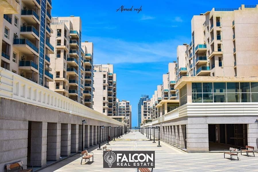 Ready to move in, in installments, an apartment for immediate delivery, with a 15% down payment, finished, in the heart of Downtown, North Coast 10