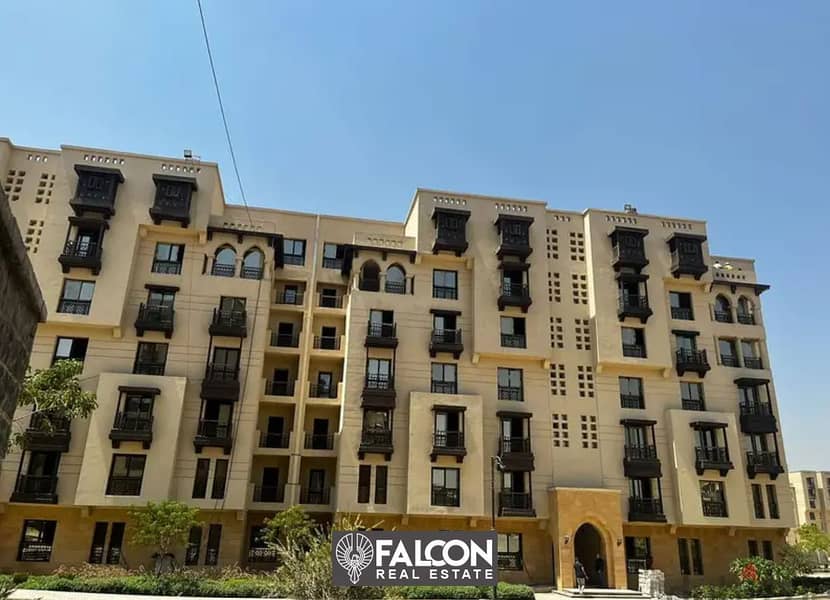 Double View Apartment 3 rooms ready for delivery for sale in Al-Fostat Compound fully finished directly on Salah Salem Road 8