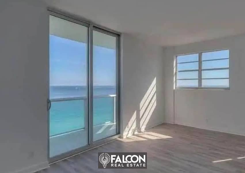 Ready To Move Double View Apartment with full facing north, fully finished for sale with installments in Latin District New Alamein North Coast 2