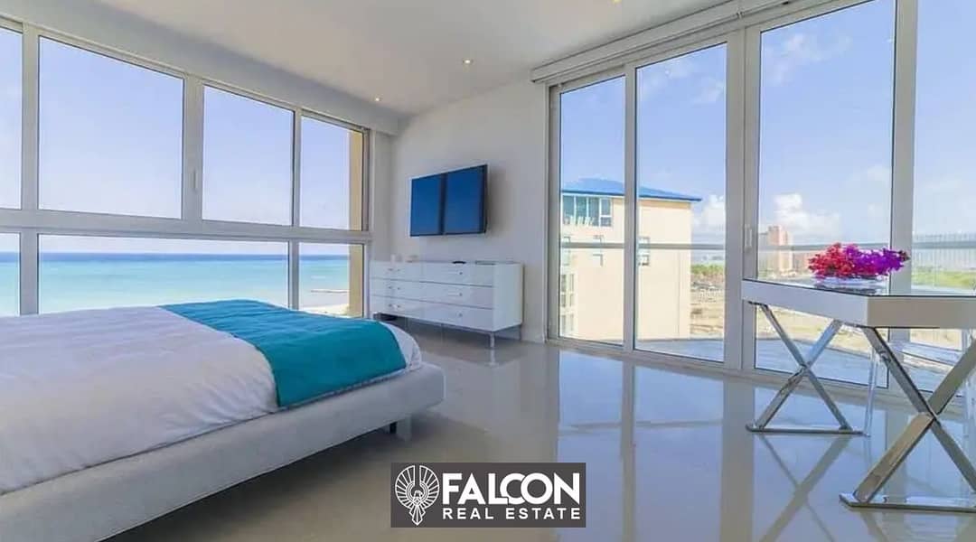 Ready To Move Double View Apartment with full facing north, fully finished for sale with installments in Latin District New Alamein North Coast 7