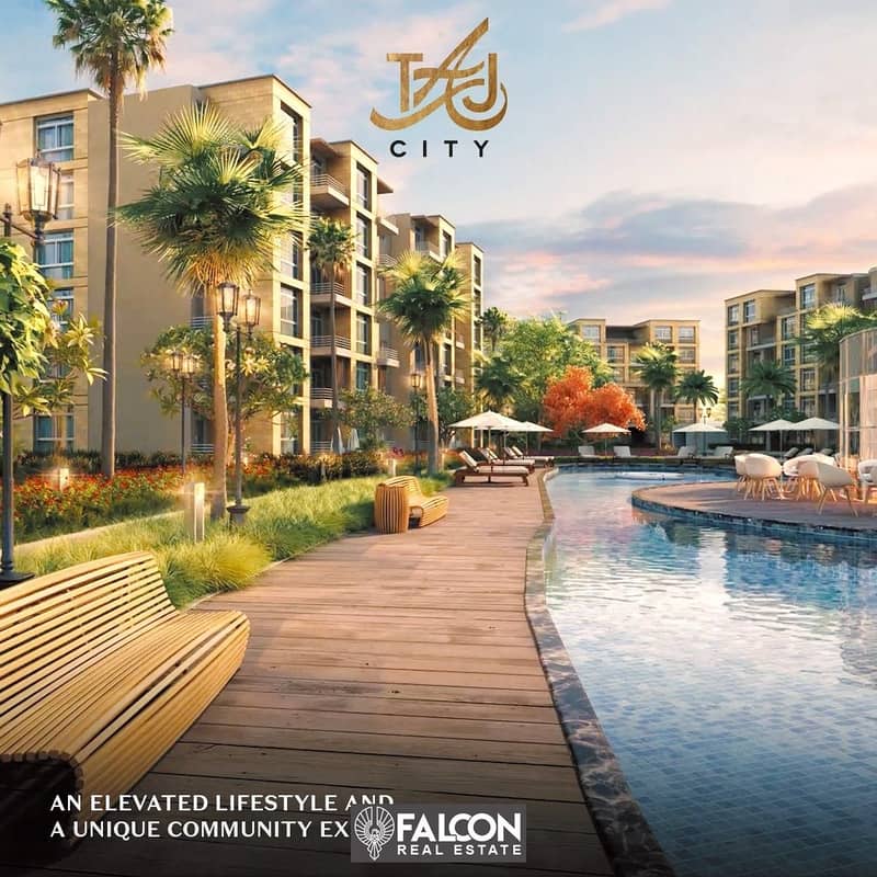 A special apartment you own in Taj City, the new settlement, with a luxurious life and a fixed location! 3