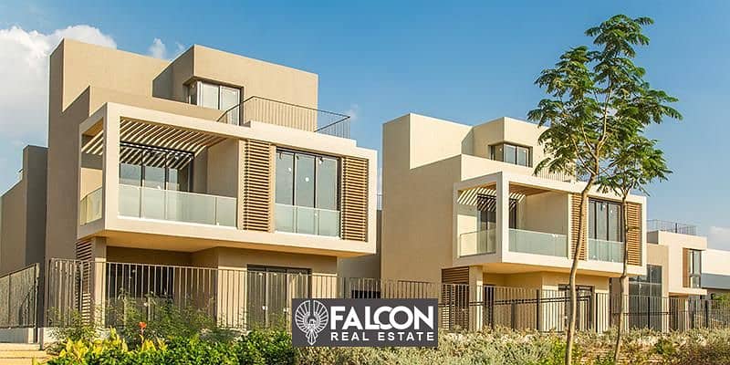 Townhouse villa double view immediate delivery in SODIC East El Shorouk with installments 9