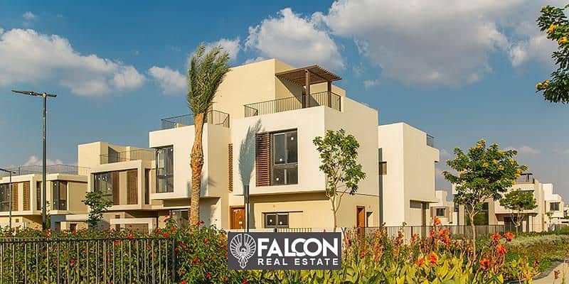 Townhouse villa double view immediate delivery in SODIC East El Shorouk with installments 10