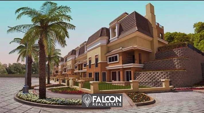 For sale, a modern villa in Sarai, New Cairo, with a limited-time discount of 42% in installments 1