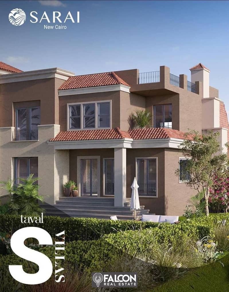 For sale, a modern villa in Sarai, New Cairo, with a limited-time discount of 42% in installments 2