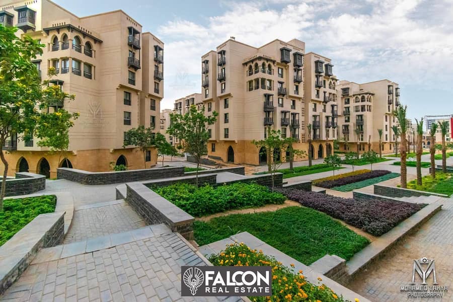 For sale, an apartment with a down payment of 800,000, immediate receipt and fully finished, in New Cairo, EL Fustat Compound. 5