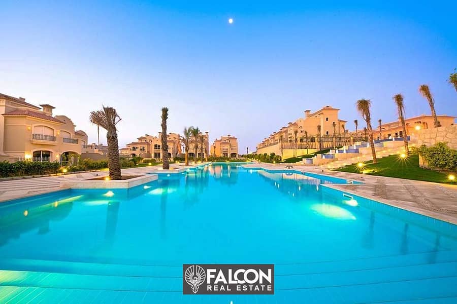 Twinhouse 344m with private pool for sale in el patio prime el shorouk 1