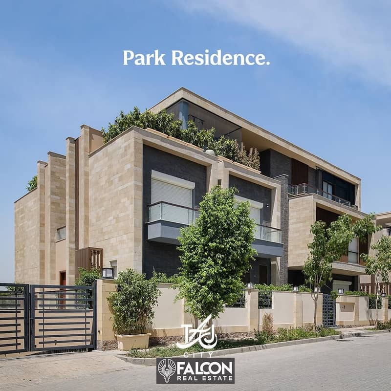 For sale, a villa with a (cash discount of 42% + installments ) in Cairo in front of Cairo International Airport in Taj City 2