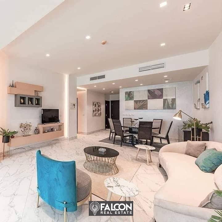 For sale, a 3-bedroom apartment with a down payment of 900 thousand, immediate delivery, and fully finished, in the North Coast, El Alamein, in DOWNTO 2