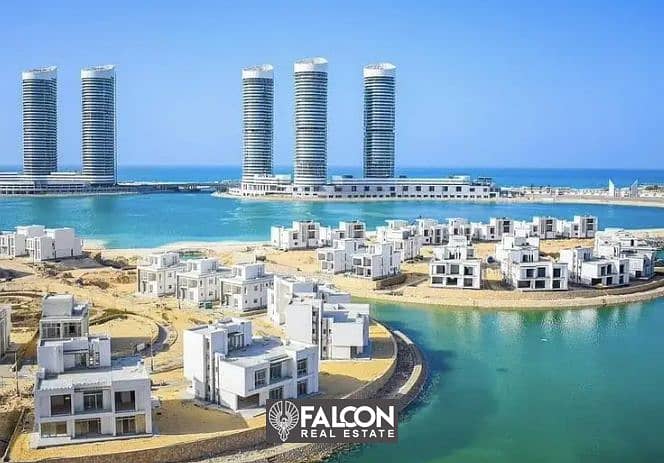 With 10% Own Amazing Fully Finished Apartment Ready For Viewing Direct Next To Alamein Towers For Sale, 3 Years Installments In Mazarine North Coast 2