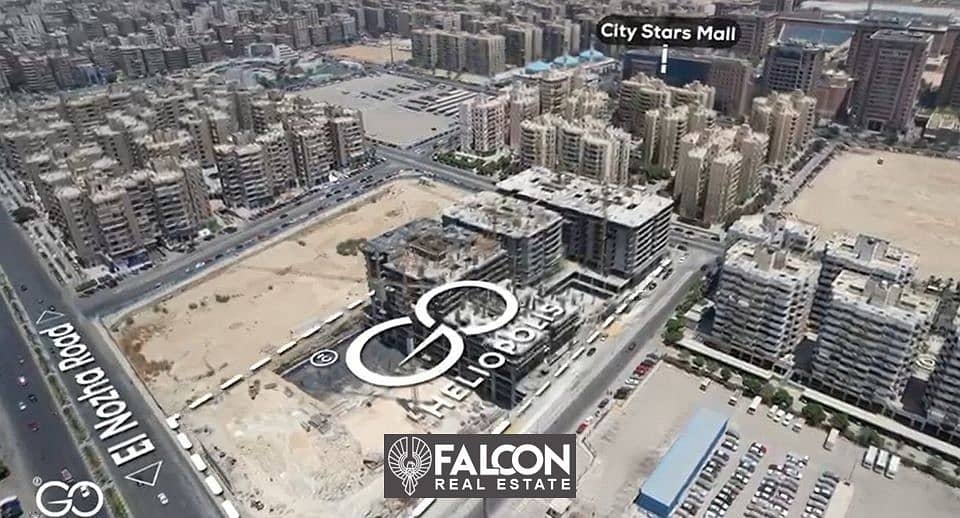 For sale, a 58-meter shop in a prime location next to City Stars in Go Heliopolis 2