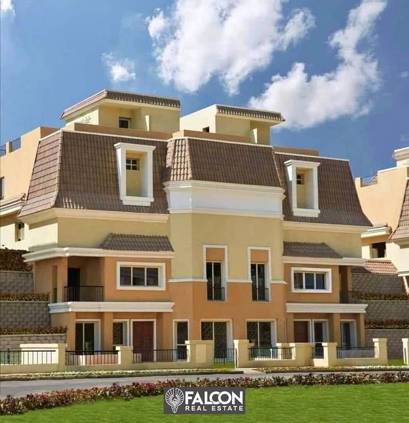 villa ready to show for sale in sarai new cairo with installments over 8 years 6