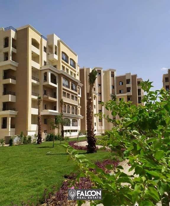 Apartment with 5% down payment, immediate receipt, 169 meters (2 rooms), fully finished, in the Administrative Capital, “Al Maqsad Compound,” in insta 10