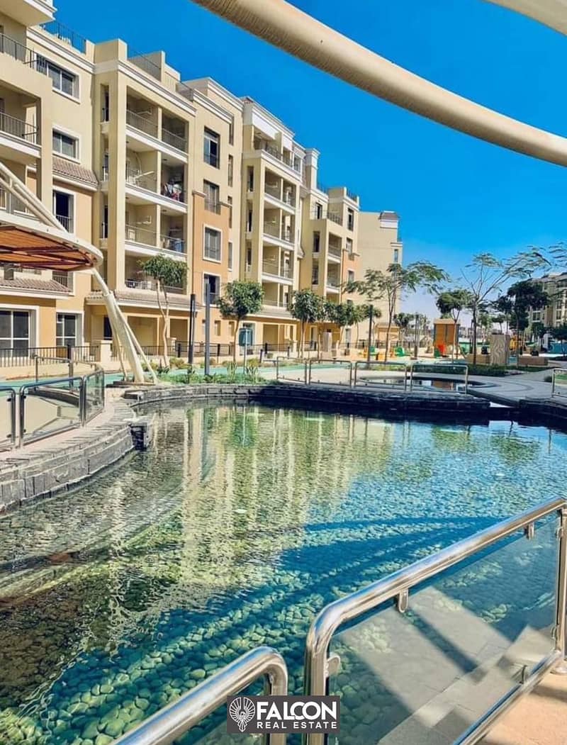 For sale, a double view apartment with a cash discount of only 42% in Sarai Compound from Misr City for Housing and Development 0